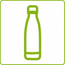 CHIFIGNO Borraccia, bottiglia d'acqua con manico e cannuccia, stile retrò  pop art, da 907,2 ml, con tracolla per il trasporto, a prova di perdite,  senza BPA, graziose bottiglie d'acqua : : Sport